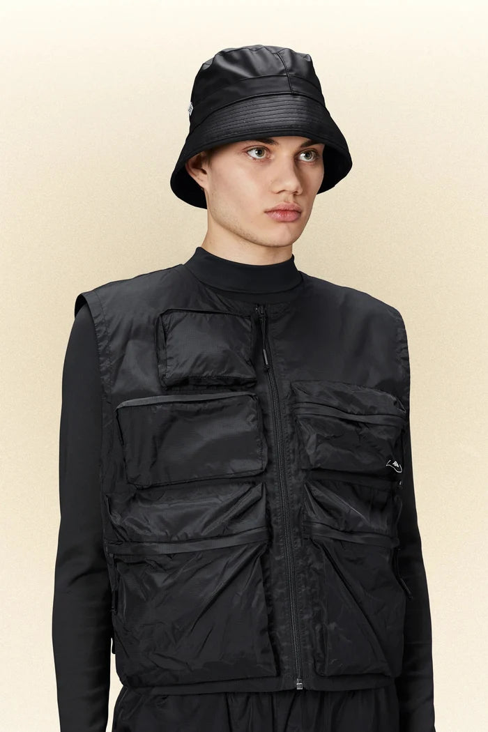 Rains - Bucket Hat 20010 - Black-Accessoires-20010