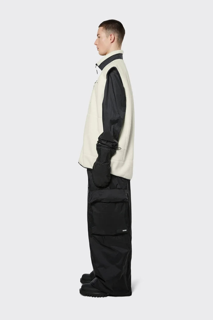 Rains - Heavy Fleece Vest - Fossil-Vestes et Manteaux-18410