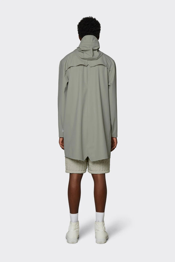Rains - Long Jacket - Cement-Vestes et Manteaux-12020