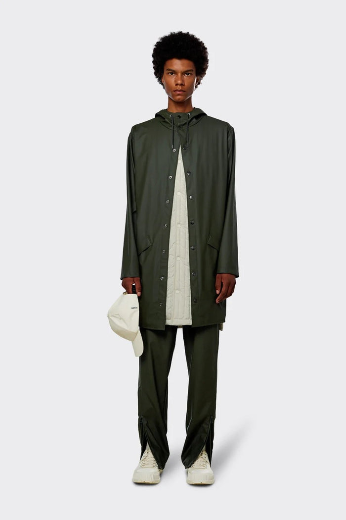 Rains - Long Jacket - Green-Vestes et Manteaux-12020