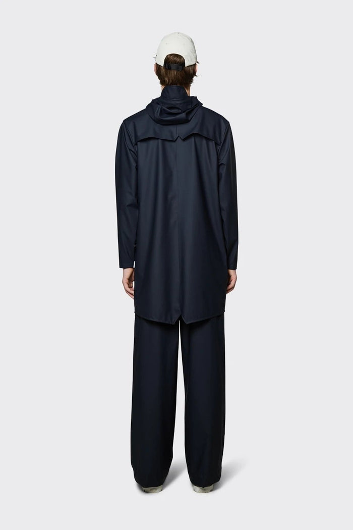 Rains - Long Jacket - Navy-Vestes et Manteaux-12020