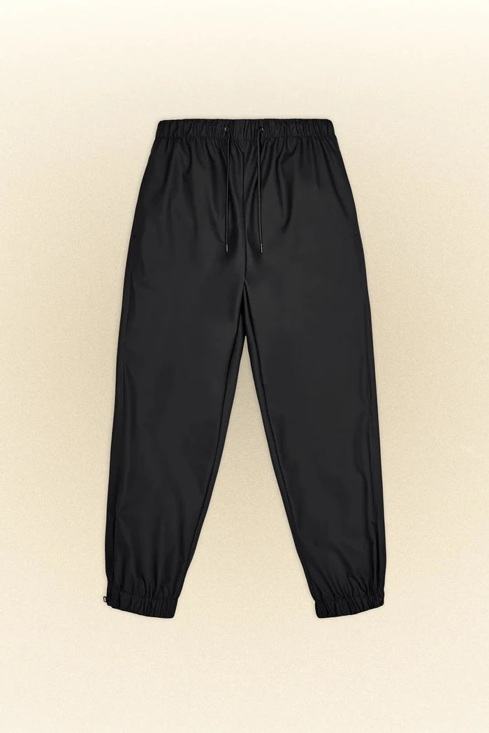 Rains - Rain Pants Regular - Black-Pantalons et Shorts-18560