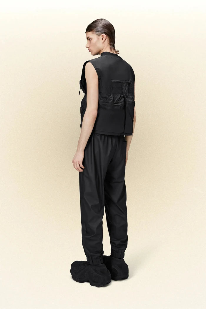 Rains - Rain Pants Regular - Black-Pantalons et Shorts-18560