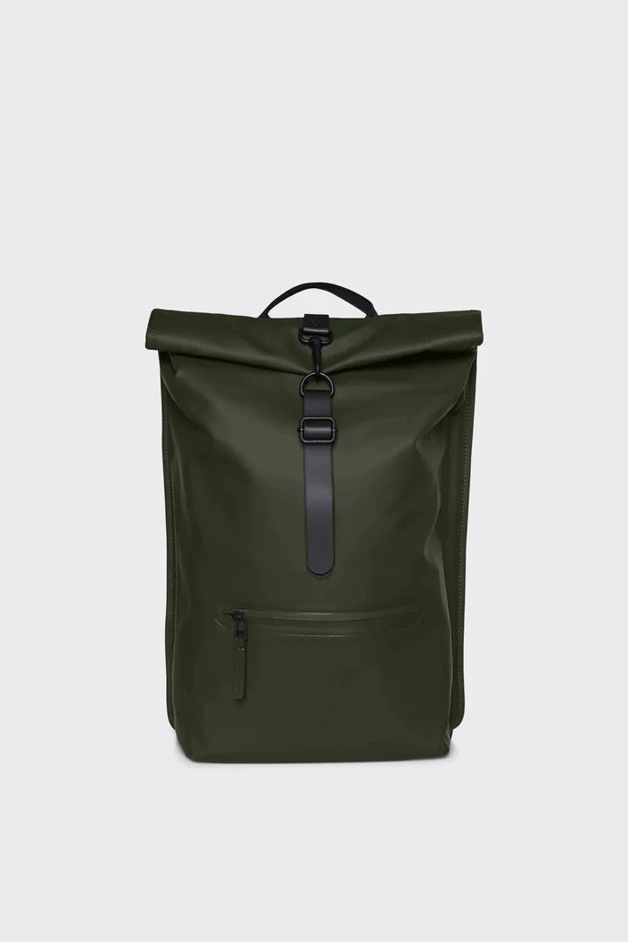 Rains - Rolltop Rucksack - Green-Accessoires-13160