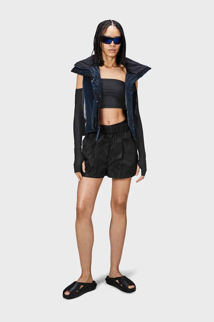 Rains - Shorts W Wide 18950 - Black-Pantalons et Shorts-18950