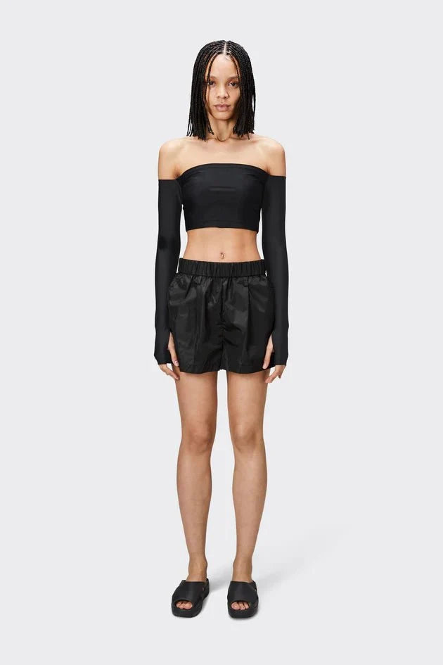 Rains - Shorts W Wide 18950 - Black-Pantalons et Shorts-18950
