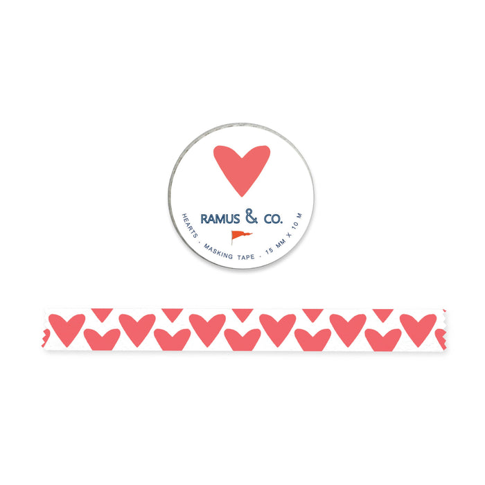 Ramus & Co. - Hearts Masking Tape