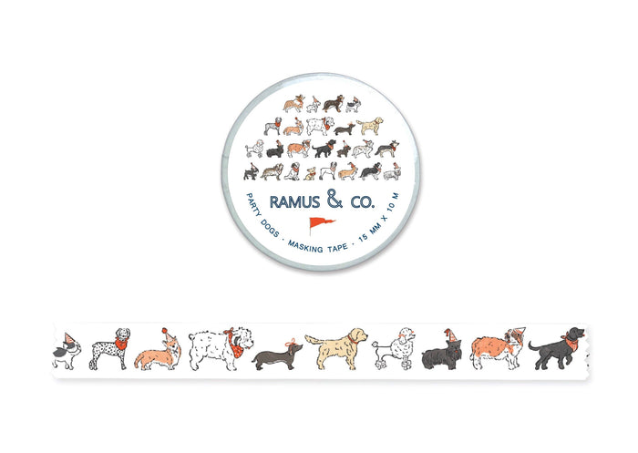 Ramus & Co. - Party Dogs Masking Tape