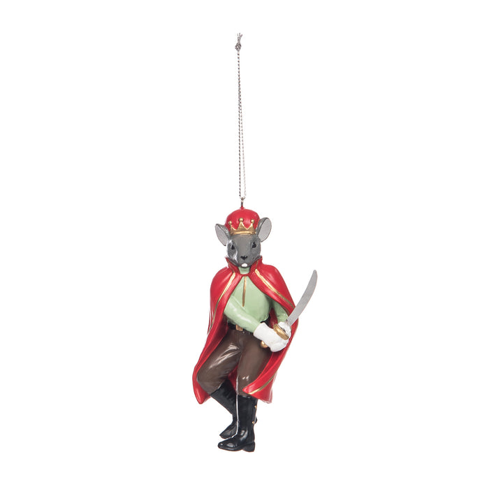 A Rat King Ornament.