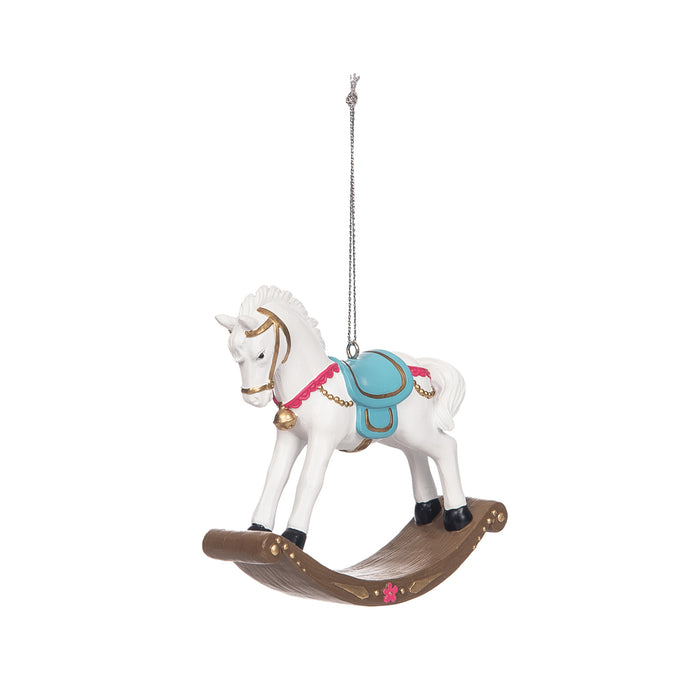 A Rocking Horse Ornament.