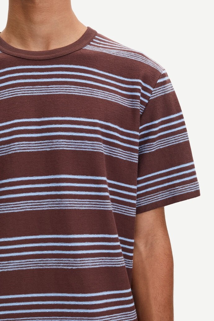 Samsoe Samsoe - Katlego T-shirt St. 11600 - Brown Stone St.-T-shirts-M21100024