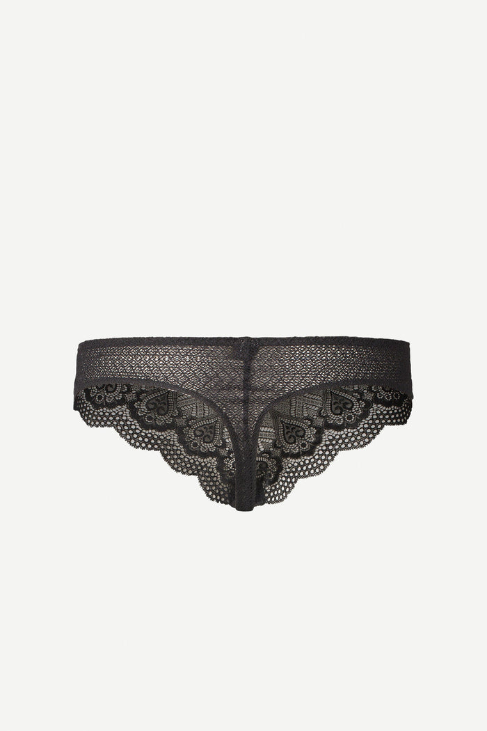 Samsoe Samsoe Femme - Cibbe String 7092 - Black-Sous-Vêtements-F19110955