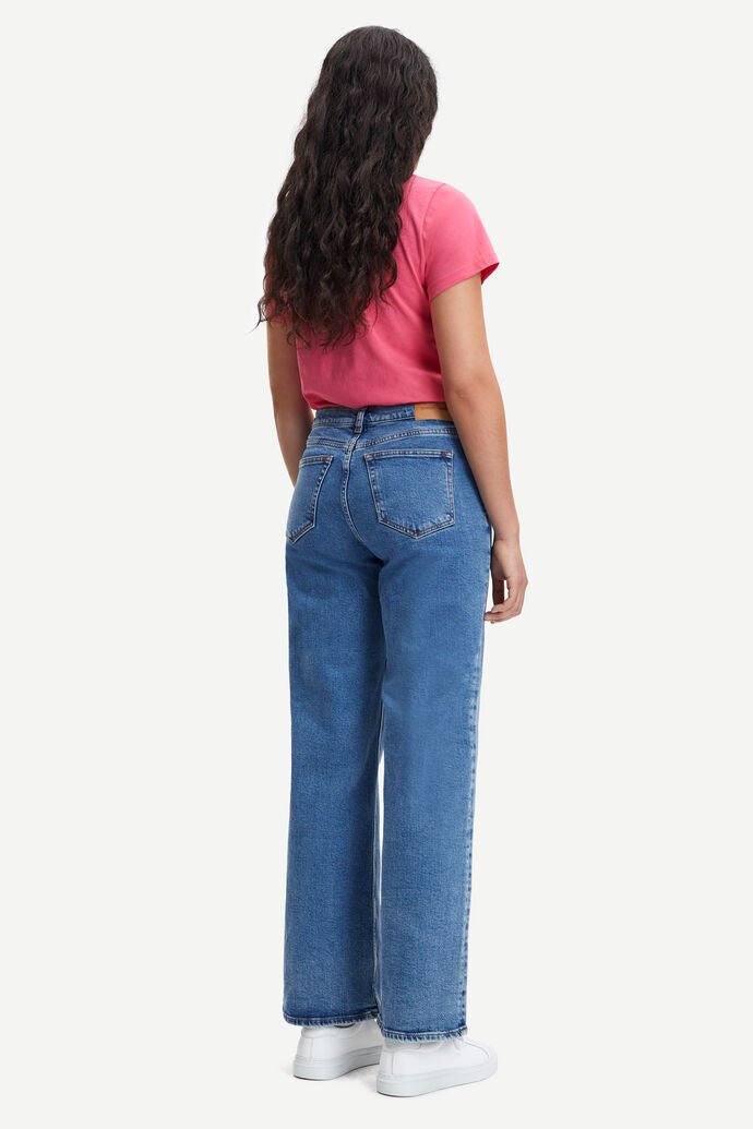 Samsoe Samsoe Femme - Solly Tee Solid 205 Honeysuckle - T-shirt rose-Tops-F00012050