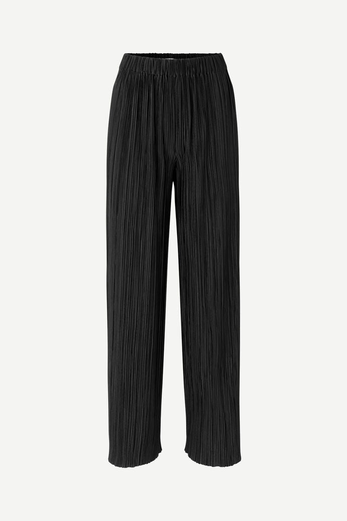 Samsoe Samsoe Femme - Uma Trousers 10167 Black - Pantalon Fluide Noir-Jupes et Pantalons-F21200187
