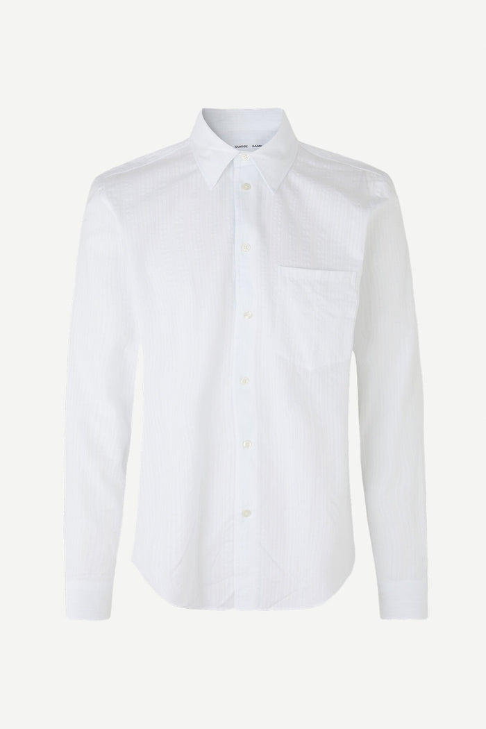 Samsoe Samsoe Homme - Liam FP Shirt 14247 - White-Chemises-M22100013
