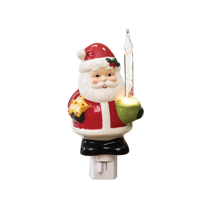 A Santa Bubble Light.