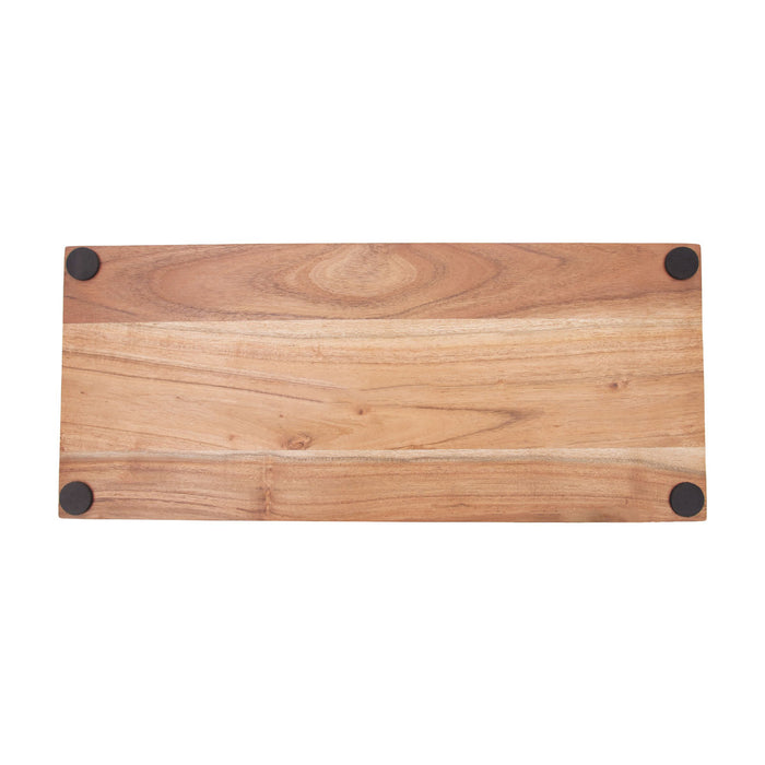 A Sea Star Acacia Wood Server.