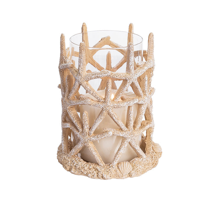 A Sea Star Candle Holder.