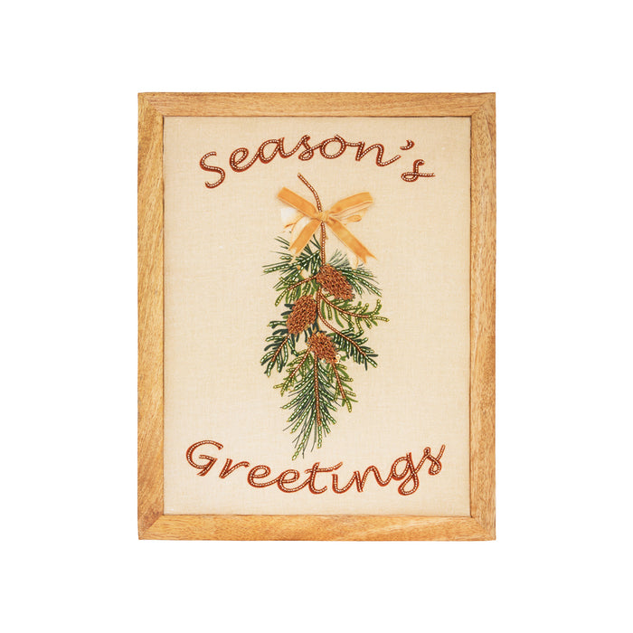 A Season's Greetings Wall Art.
