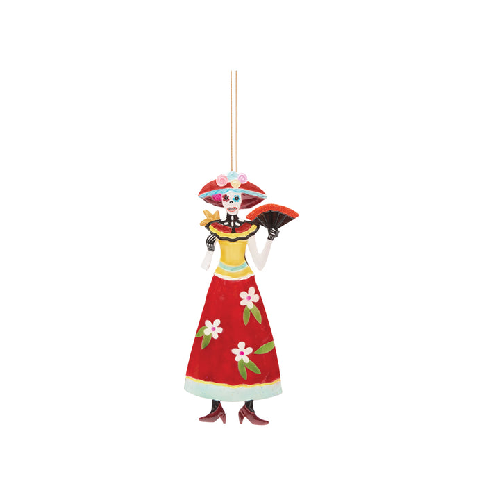 A Senorita Skeleton Ornament.