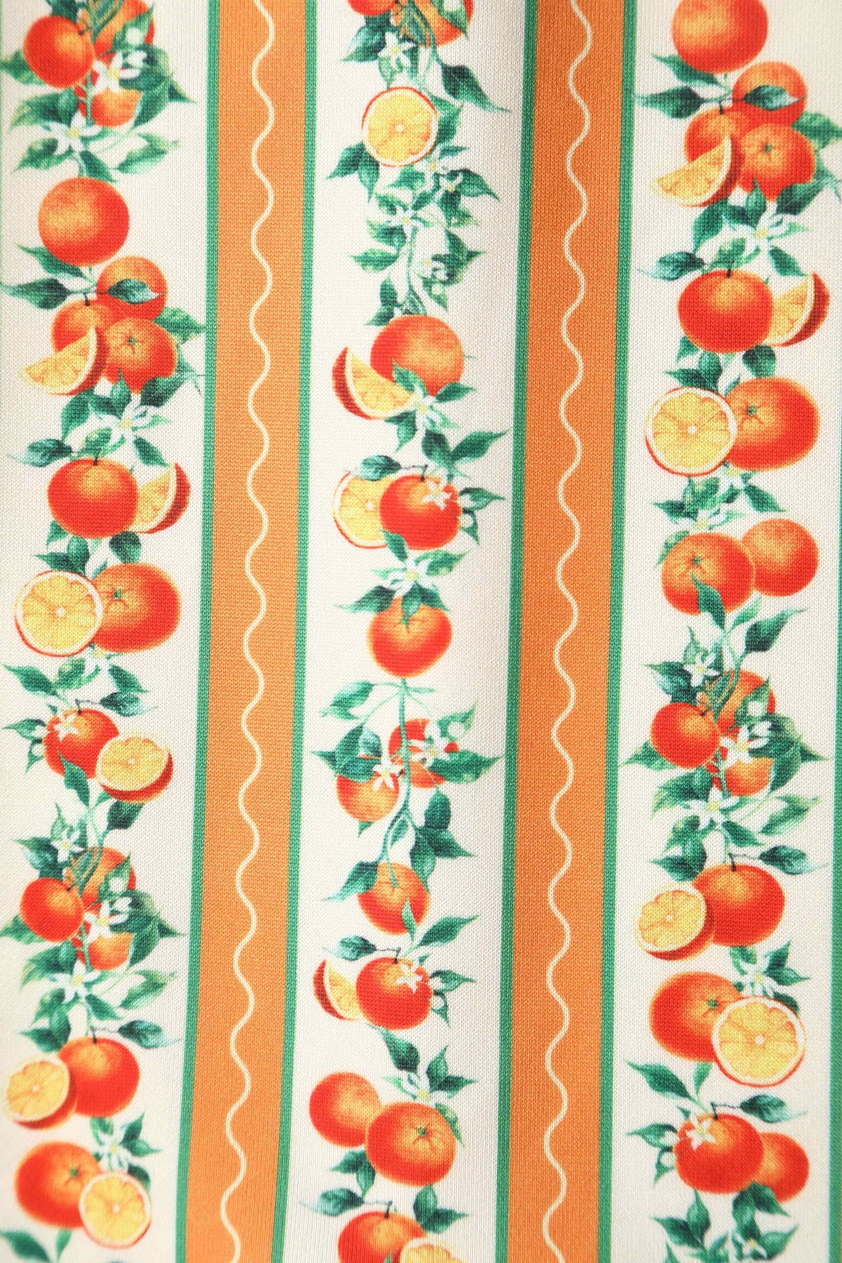 Lily Sicilian Orange Stripe Swing Dress