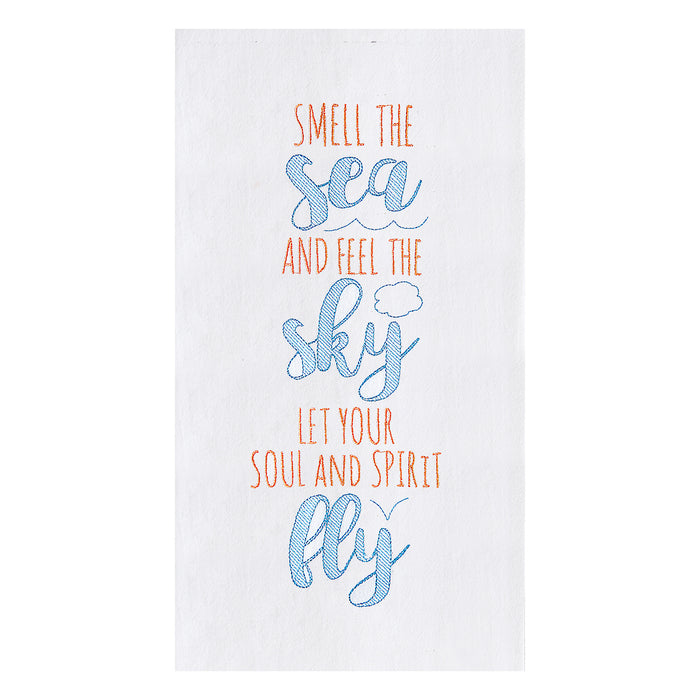 A Smell The Sea Flour Sack Kitchen Towel.