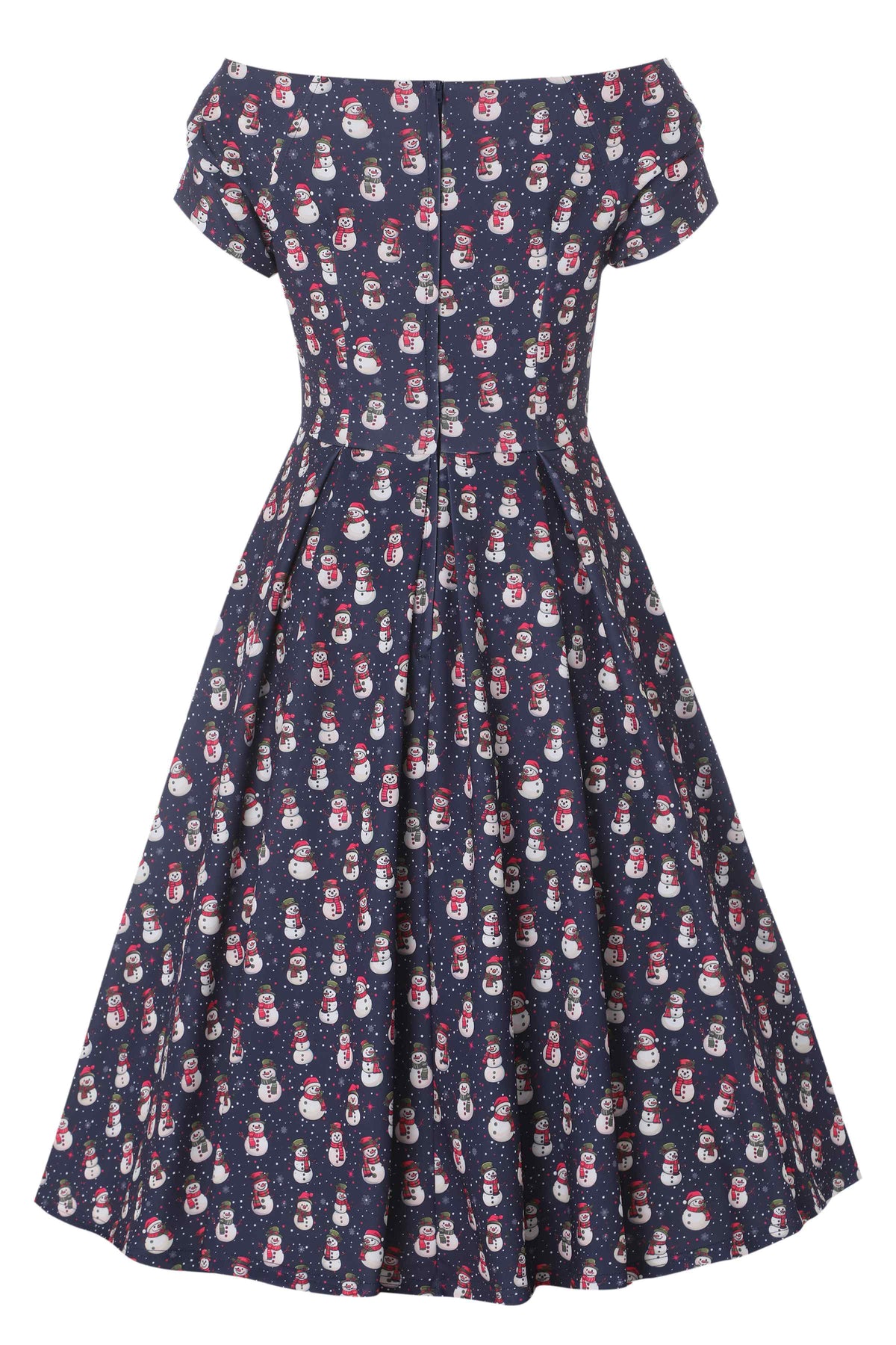 Lily Snowman Purple Circle Dress