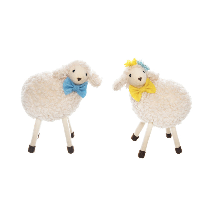 A Spring Lamb Figurine, Set of 2.