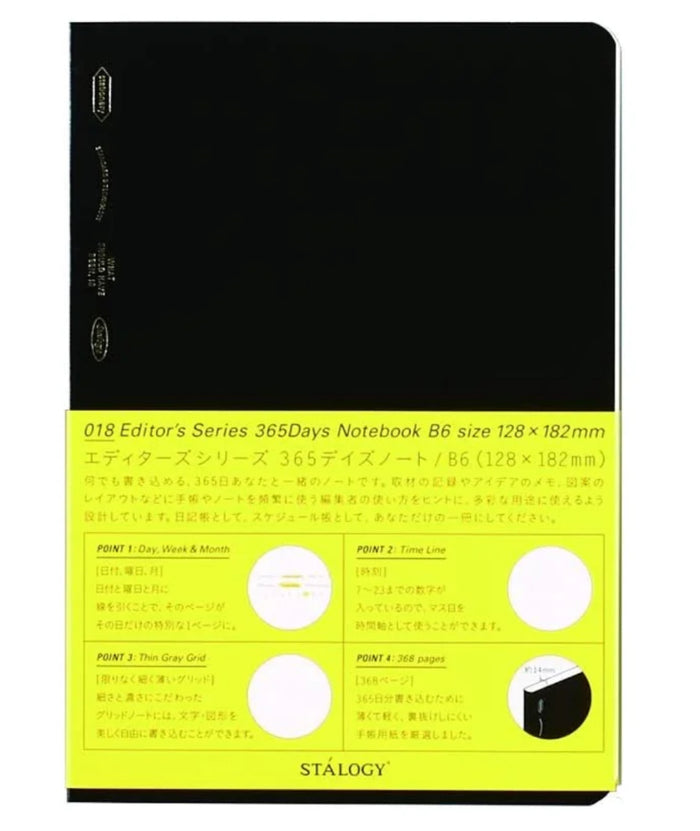 Stalogy 365 Days Notebook - B6