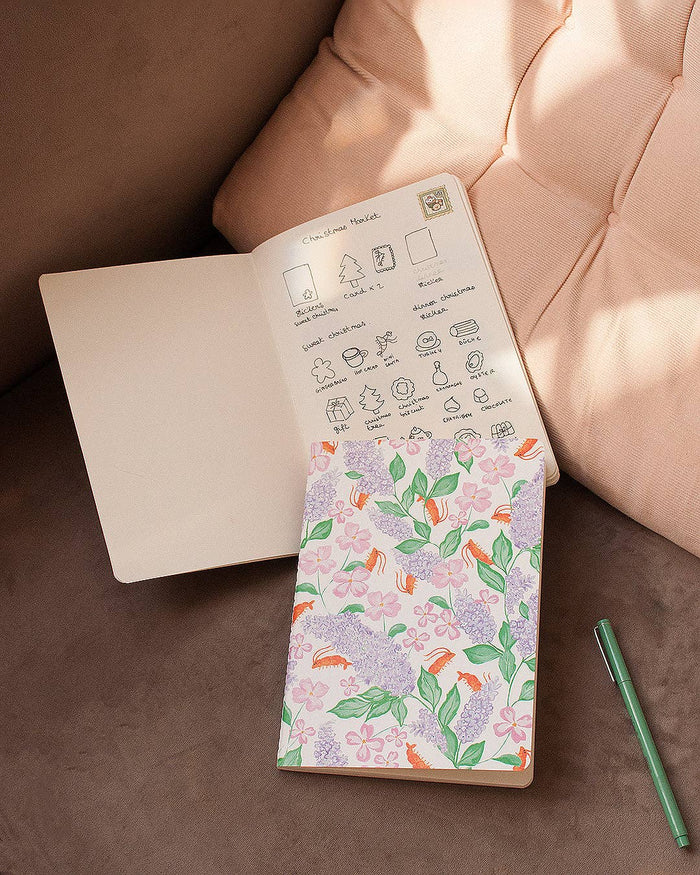 Studio Narine - A5 Notebook - Wisteria