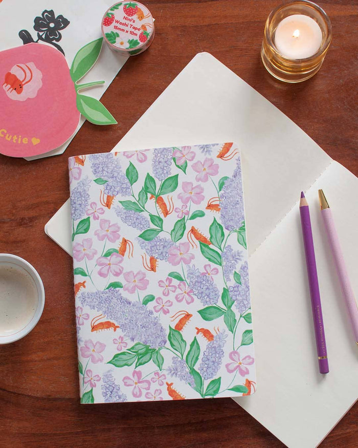 Studio Narine - A5 Notebook - Wisteria