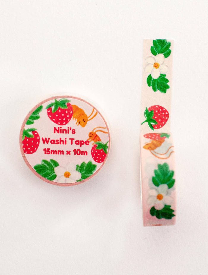 Studio Narine - Washi Tape - Strawberry Addiction