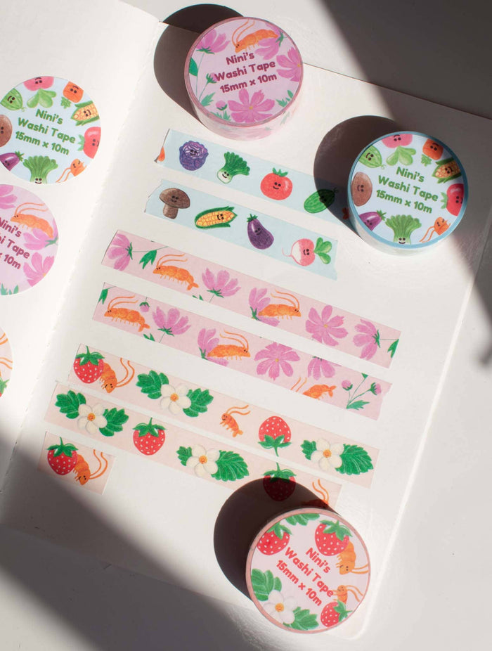 Studio Narine - Washi Tape - Strawberry Addiction