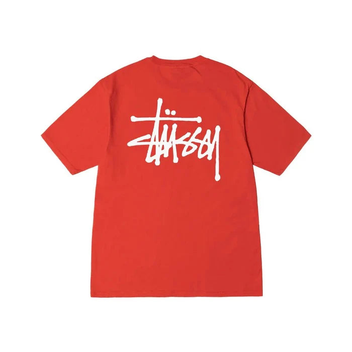Stussy - Basic Stussy Pigment Dyed tee - Tomato-T-shirts-1904879