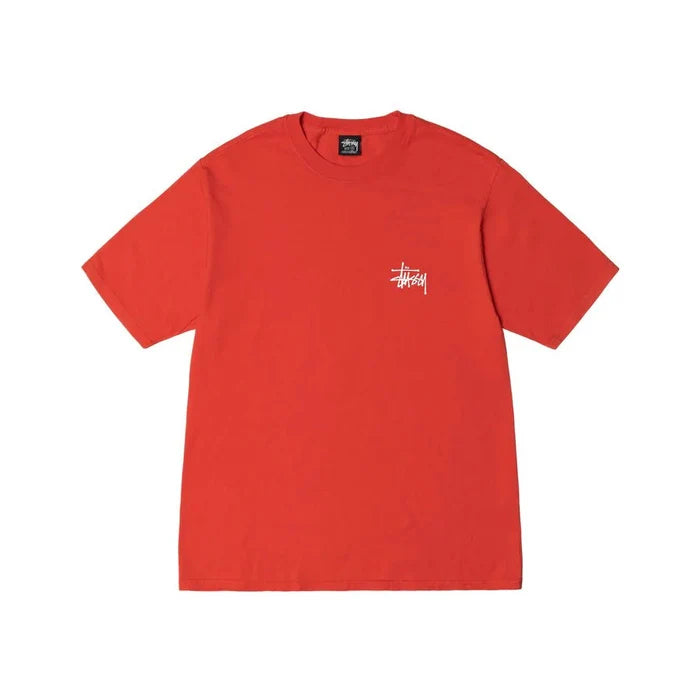 Stussy - Basic Stussy Pigment Dyed tee - Tomato-T-shirts-1904879