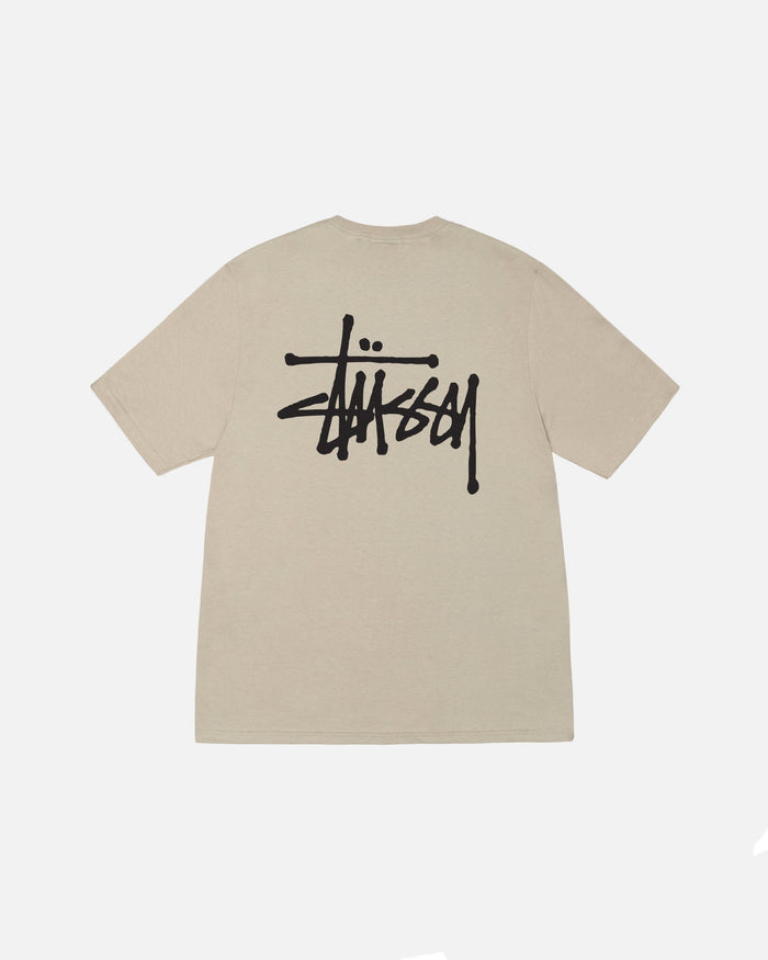 Stussy - Basic Stussy tee - Khaki-T-shirts-1904870