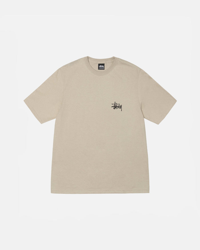 Stussy - Basic Stussy tee - Khaki-T-shirts-1904870