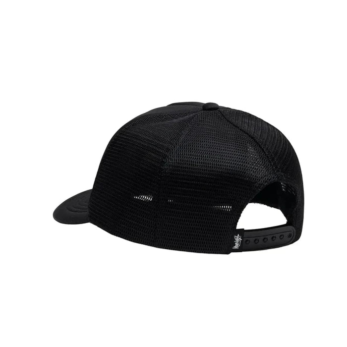 Stussy - Big Basic Trucker Cap - Black-Accessoires-1311088