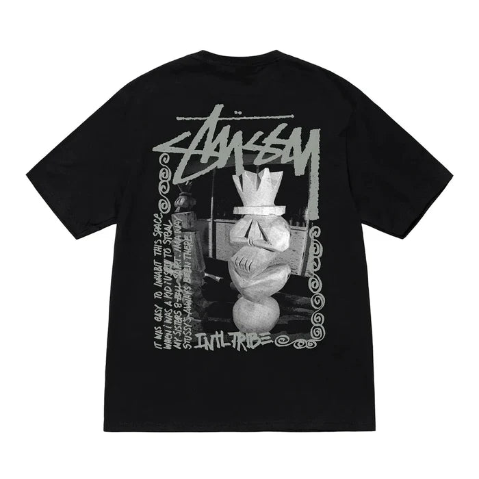 Stussy -Tiki tee - Black-T-shirts-1904876