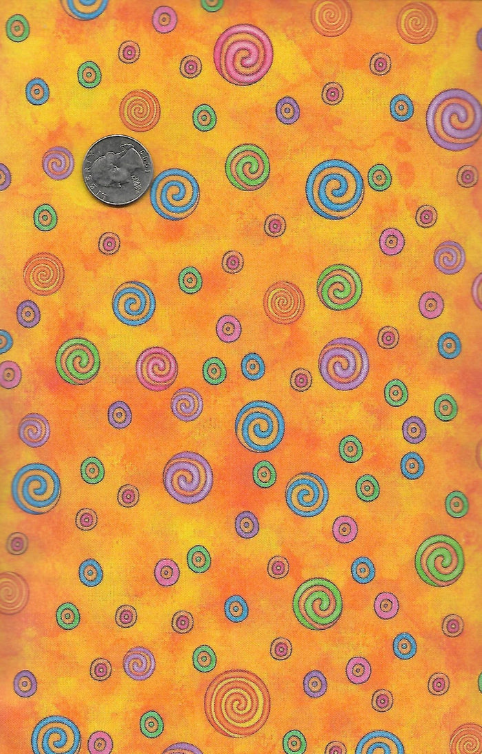 Sunbright Swirly Dots