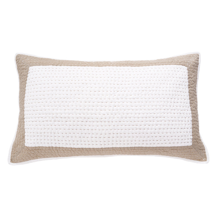 A Tamia Natural King Sham.