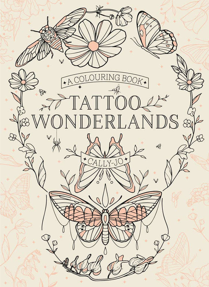 Tattoo Wonderlands Coloring Book