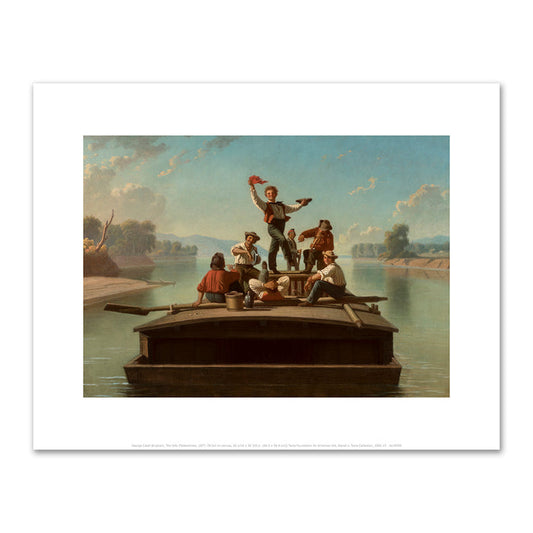 George Caleb Bingham, The Jolly Flatboatmen, 1877â€“78, Terra Foundation for American Art. Fine Art Prints in various sizes by Museums.Co