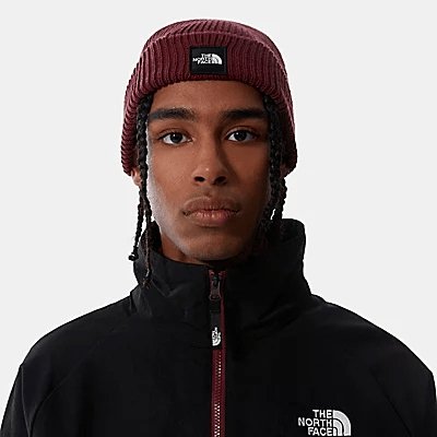 The North Face - Black Box Beanie - Regal Red-Accessoires-NF0A55KCD4S