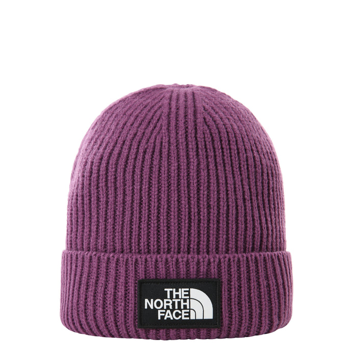 The North Face - TNF Logo Box Cuffed Beanie Pikes Purple-Accessoires-NF0A3FJX0H5