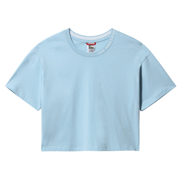 The North Face - W New SS Crop Zumu Tee - Beta Blue-Tops-NF0A5ILX3R31