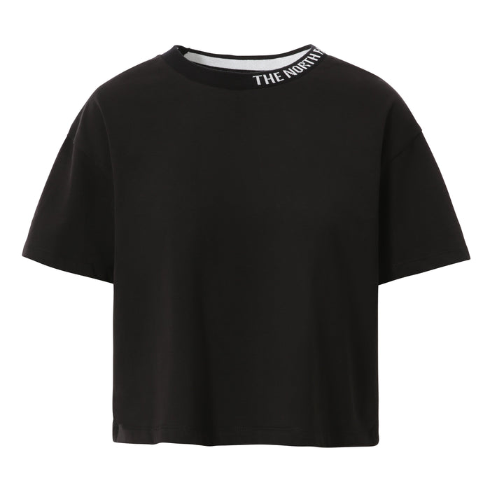 The North Face - W Zumu Crop Tee - Black-Tops-NF0A5ILXJK31