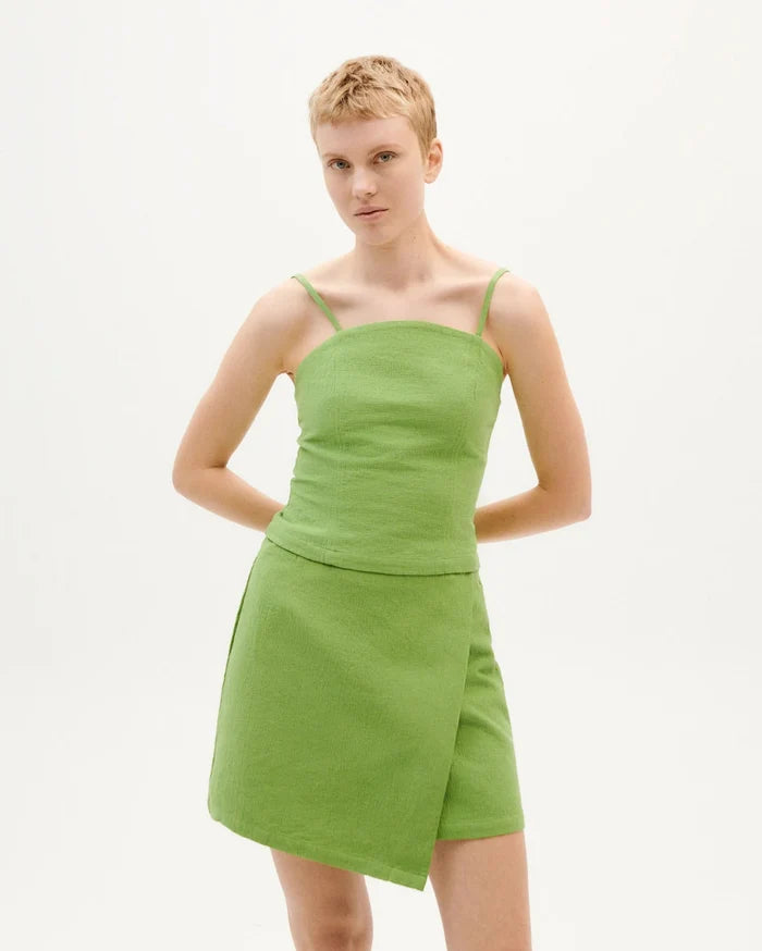 Thinking Mu - Ada Top - Green-Tops-WTP00126