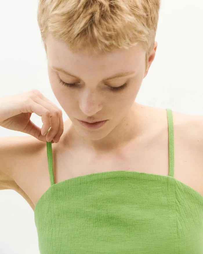 Thinking Mu - Ada Top - Green-Tops-WTP00126