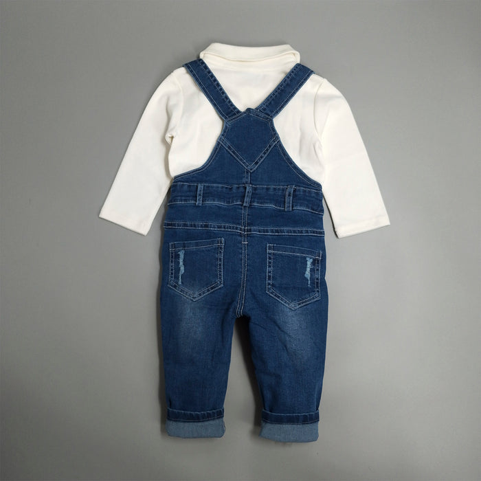 Toddler Boys Girls Cute Bear Shirt Baby Long Sleeve Polo